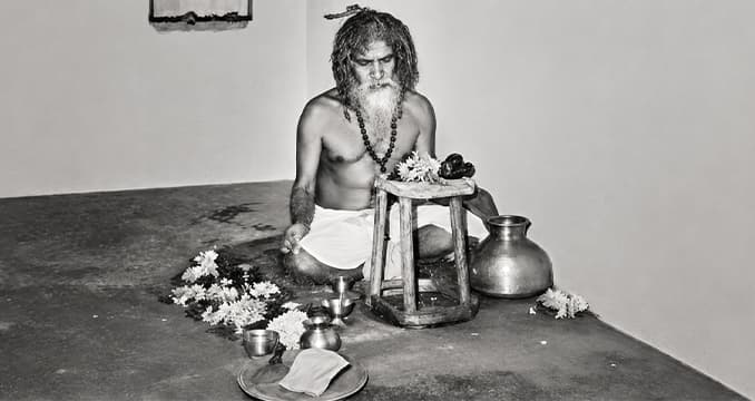 Portrait of Maharajshri Vijay Prakash Sharma Ji